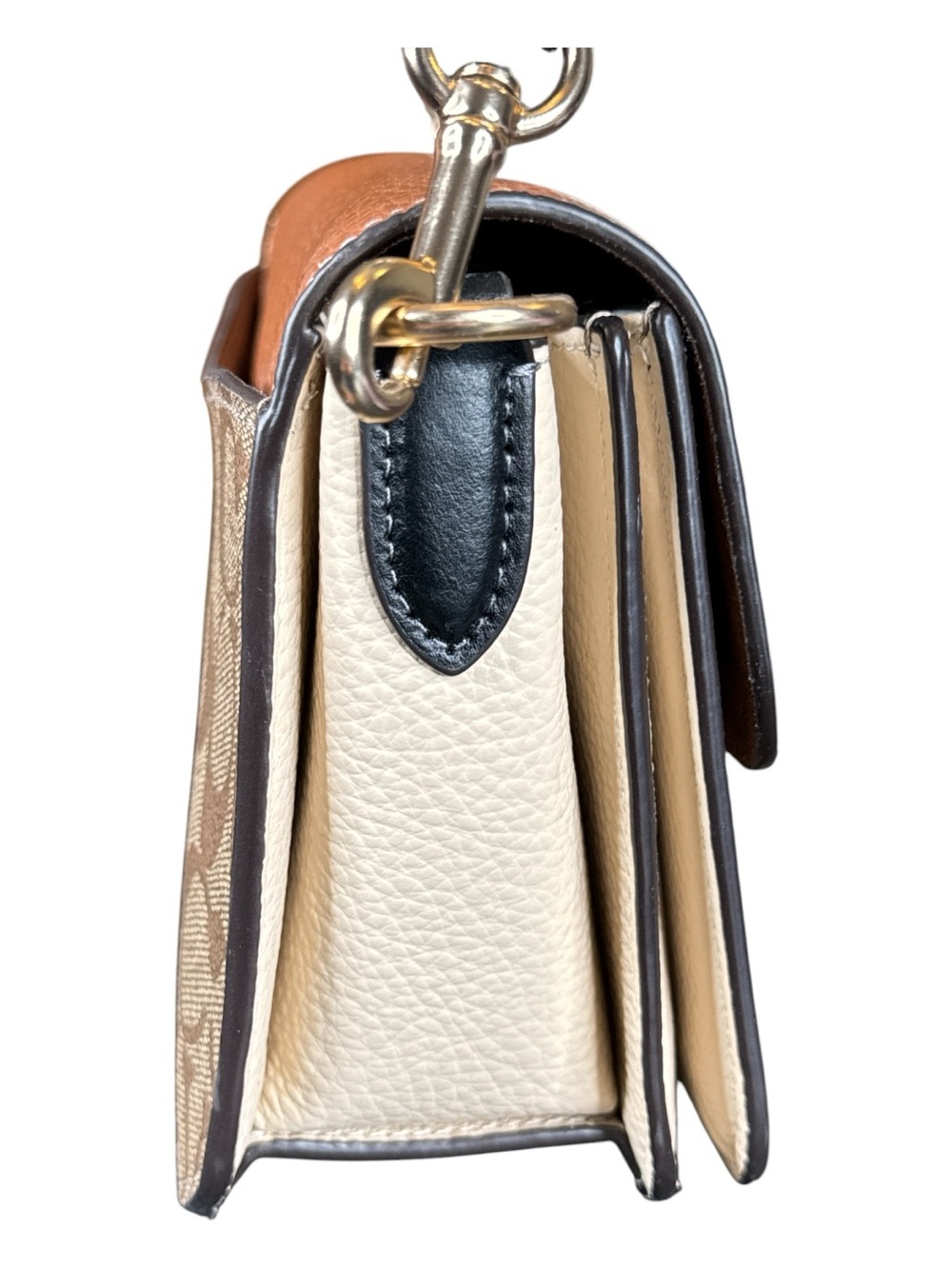 COACH Morgan Shoulder Bag in Colorblock Signature Canvas - Picture 8 of 11